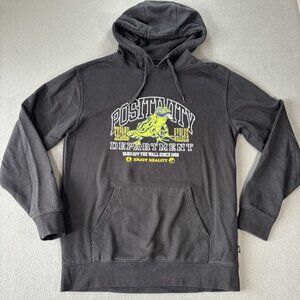 Vans Off The Wall Frog Graphic Hoodie Mens M Black Positivity Dept Streetwear